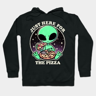 Aliens loves pizza Hoodie